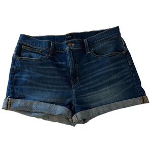 J Crew Dark Wash Jean Shorts Size 32